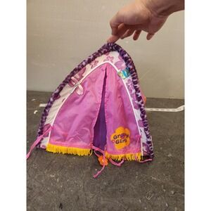 Groovy Girls Terrific Tent Doll Accessory Butterfly Playhouse Flower Purple Pink